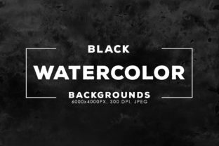 30 Black Watercolor Backgrounds: A Designer Review