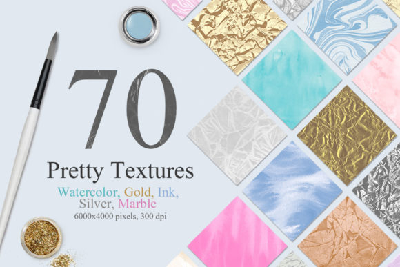 70 Watercolor, Gold, Marble Textures Review