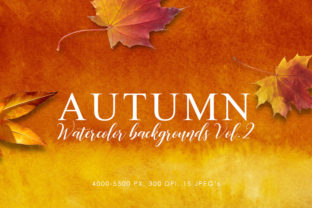 Autumn Watercolor Backgrounds Volume 2 Review