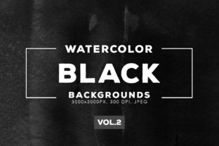 Black Watercolor Backgrounds 2: A Designer Review