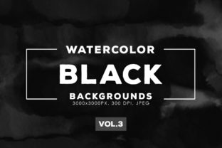 Black Watercolor Backgrounds 3 Review