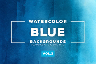 Blue Watercolor Backgrounds 3 Review