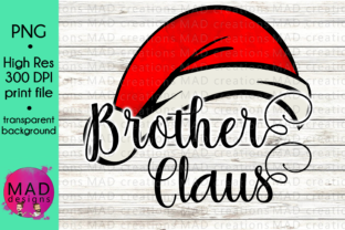 Brother Claus - Watercolor Santa Hat Crafts