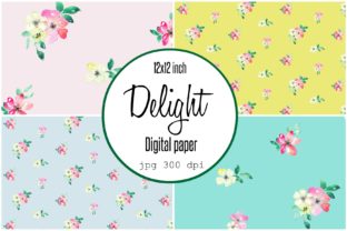 Digital Paper Pink Watercolor Flowers Review