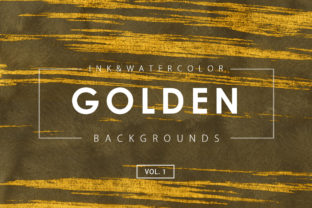 Golden Ink Watercolor Backgrounds 1 Review