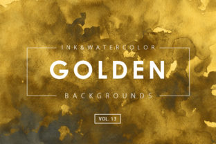 Golden Ink Watercolor Backgrounds 13 Review