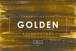 Golden Ink Watercolor Backgrounds 2 Review