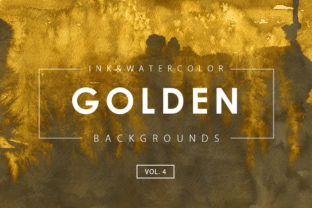 Golden Ink Watercolor Backgrounds 4 Review