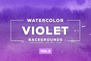 Violet Watercolor Backgrounds 2 Review