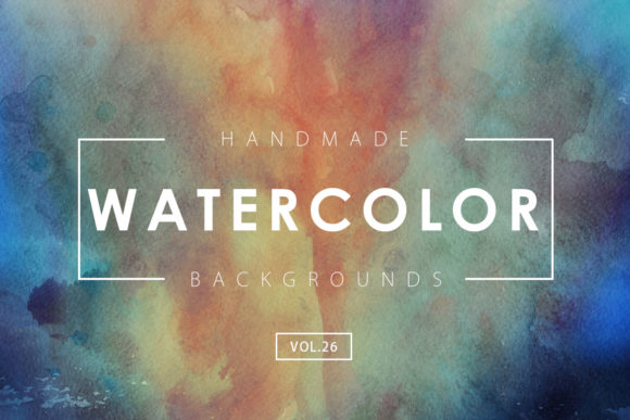 Watercolor Backgrounds 26: A Designer's Review
