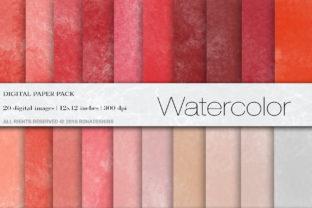Watercolor Digital Paper Backgrounds Review