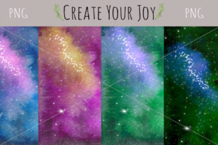 Watercolor Galaxy Backgrounds for Blogs