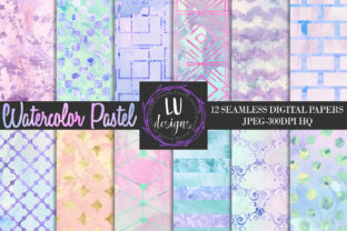 Watercolor Pastel Papers: Soft Backgrounds