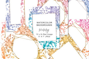 Watercolor Splashes 5 X 7 Backgrounds Review