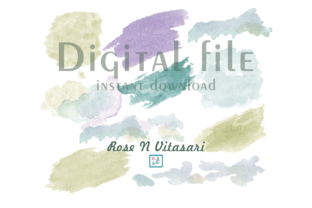 Watercolor Splotches Textures for Branding