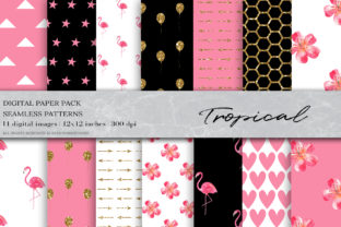 Watercolor Tropical Flamingo Patterns Review